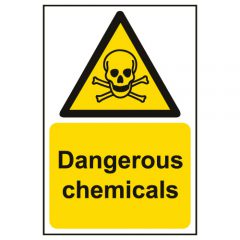 Dangerous Chemicals Sign