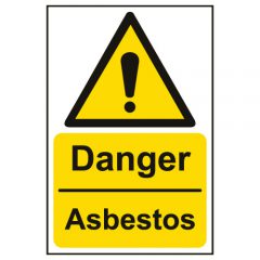 Danger - Asbestos Sign