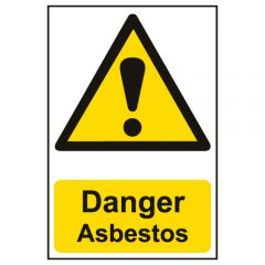 Danger - Asbestos Sign