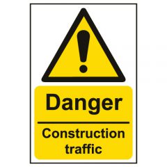Danger - Construction Traffic Sign