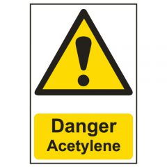 Danger - Acetylene Sign