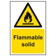 Flammable Solid Sign