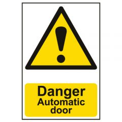 Danger - Automatic Door Sign